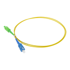 SAFIRE SF-SC-APC-SC-UPC-SM-SX-1M - Cable de conexión de fibra óptica simplex - Fibra monomodo G657A2 de alto rendimiento - Conectores híbridos SC APC y SC UPC - Longitud exacta de 1 metro - Cubierta exterior LSZH segura contra incendios - Compatibilidad d - imagen 3