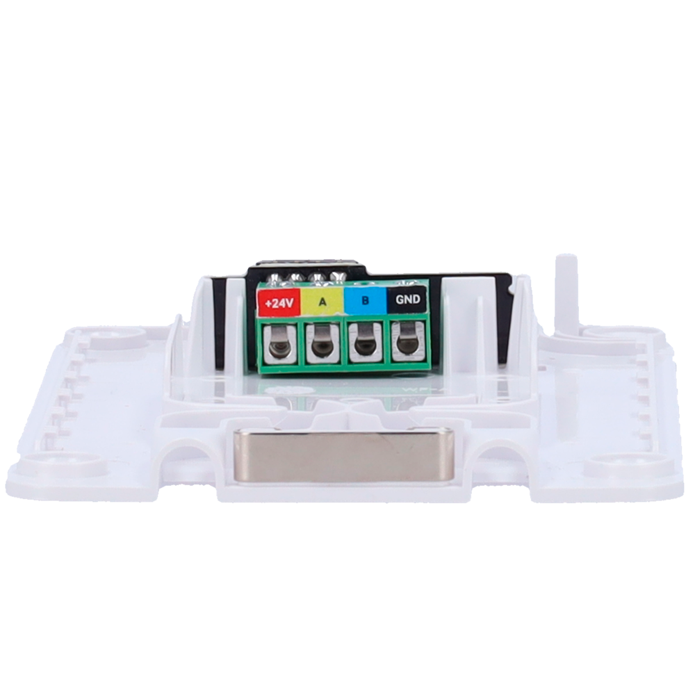 AJAX FIBRA-BRACKETKP-W - Soporte para teclado cableado - Compatible con FIBRA-KEYPAD-W - Incluye terminales de conexión - Instalación sencilla - Plástico ABS - Color blanco - imagen 3