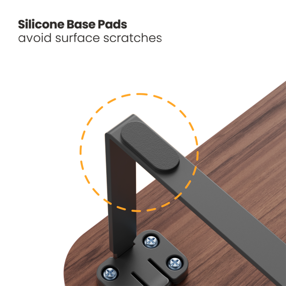 BRATECK LUMI STB-111-01 - Elevador para monitor - Peso soportado 20 Kg - Altura 122 mm - imagen 3