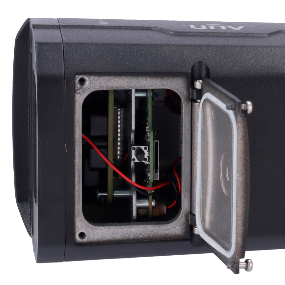 UNIVIEW UV-IPC2324SB-DZK-I0-BLACK - Cámara Bullet IP Uniview - Gama Prime - 4 MP | Lente motorizada 2.7~ 13.5 mm - IR 50 m | WDR 120 dB | microSD 256 GB - Light Hunter | Conteo - PoE | UMD | SIP | IP67 | IK10 - Audio | Alarmas | Color negro - imagen 3