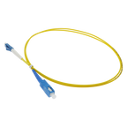 SAFIRE SF-LC-UPC-SC-UPC-SM-SX-1M - Cable de conexión de fibra óptica simplex - Fibra monomodo OS2 G657A2 de alto nivel - Conectores híbridos LC UPC y SC UPC - Longitud exacta de 1 metro - Cubierta exterior LSZH color amarillo - Compatibilidad de uso genér - imagen 3