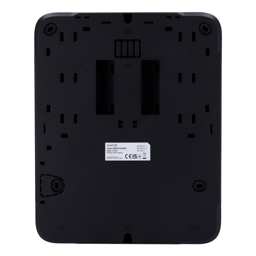AJAX FIBRA-CASE-C260-B - Carcasa - Certificado Grado 3 - Carcasa con 1 ranura para módulos Fibra - Compatible con los dispositivos Fibra: - LineSupply - Espacio para una batería de 12 VDC hasta 7 Ah - Protección antisabotaje disponible - imagen 3