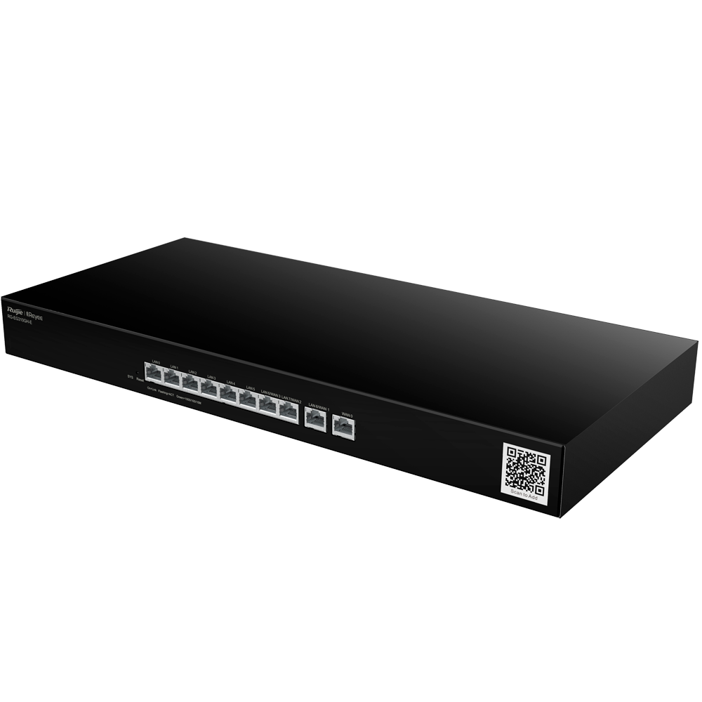 REYEE RG-EG310GH-E - Reyee Router Controlador Cloud - 9 Puertos LAN + 1 Puerto WAN - 10 Puertos RJ45 10/100 /1000 Mbps - Admite hasta 4 WAN para failover o balanceo - Hasta 1500 Mbps de ancho de banda - Servidor VPN IPSec, L2TP, PPTP, OpenVPN - imagen 3