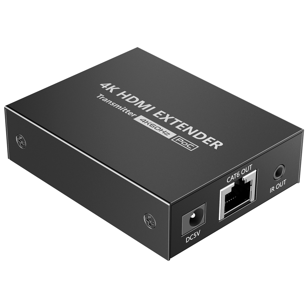 LENKENG HDMI-EXT-4K60-L - Extensor de señal HDMI - Alcance 50 m - Resolución 4K - Permite conexiones 1:1 - HDMI Loop out - POC - Alimentación por cable - imagen 3