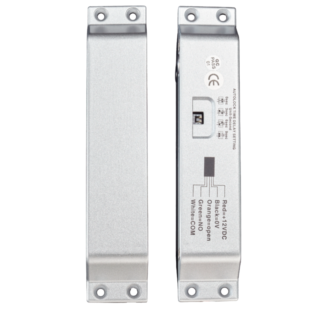 MARCA BLANCA YB-500IN-LED - Cerradura de seguridad electromecánica - Modo apertura Fail Safe (NC) - Fuerza de retención 1000 kg | Sensor de puerta - Autocierre programable - Tiempo de apertura seleccionable - Acero inoxidable SUS304 - imagen 3