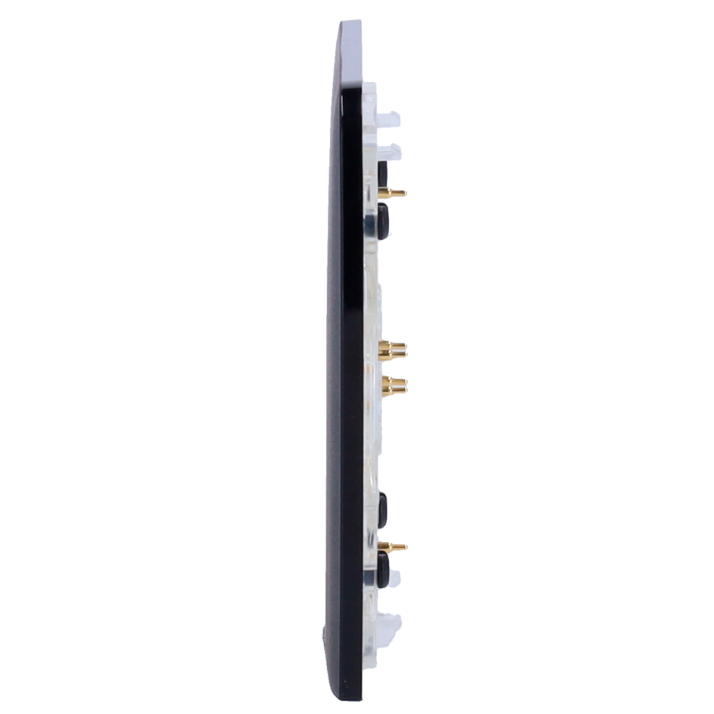 AJAX AJ-SIDEBUTTON-DIMMER-B-VERT - Panel táctil para interruptor de luz regulable - Compatible con AJ-LIGHTCORE-DIMMER-VERT - Retroiluminación LED - Panel táctil lateral sin contacto - Color negro - Ajax - LightSwitch SideButton (Dimmer) Vertical - imagen 3