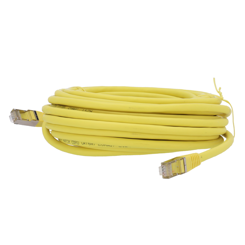 SAFIRE SFTP6A-H-10Y - Cable SFTP - Ethernet - Conectores RJ45 - Categoría 6A - 10 m - Color amarillo - imagen 3