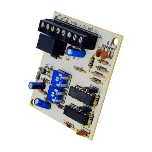 FDP Placa para análisis electrónico FDP - Para detectores de impacto IB5 - 2 entradas (sensibilidad ajustable e independiente) - 1 salida relé NO/NC - Alimentación 12~14 VDC - imagen 3