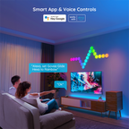 GOVEE GV-HEXA-B6061-PANEL-10P - Paneles de luz hexagonales Govee Glide - Wi-Fi 2.4 GHz + Bluetooth - Color segmentado RGBIC - Homekit / Alexa / Google Home - 40+ Modos de escena - Para interior - imagen 3