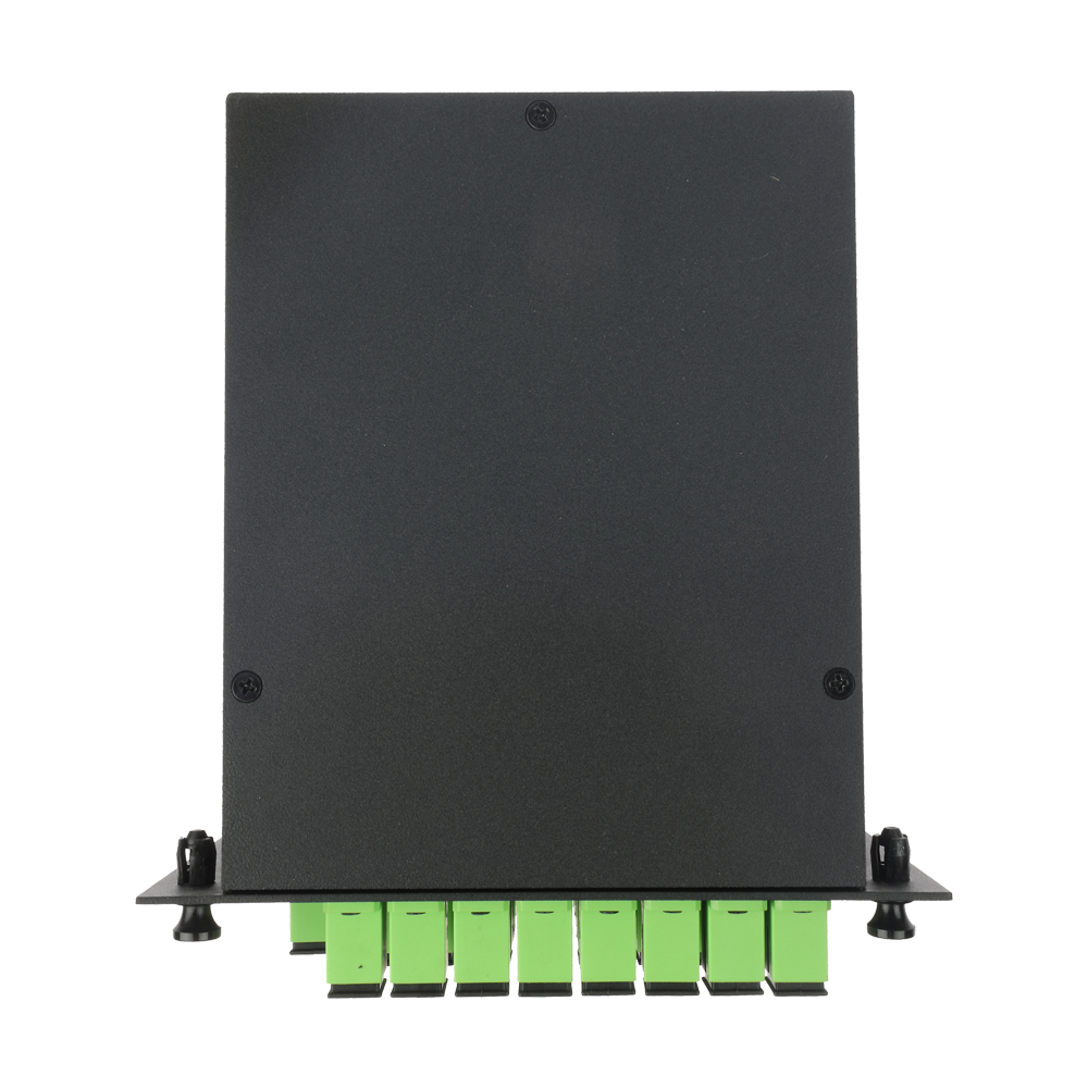 MARCA BLANCA SF-SPLT-116 - Splitter óptico PLC de alta precisión - Configuración 1x16 (1 entrada, 16 salidas) - Fibra monomodo G657A2 de alto rendimiento - Conectores SC APC de baja pérdida integrados - Formato en casete modular compacto y robusto - Super - imagen 3