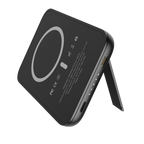 VEGER VG-W0553P - VEGER Power bank magnética inalámbrica - Capacidad 5000mAh - Entradas USB-C, Lightning - Salidas USB-C, Inalámbrica - Carga 2 dispositivos | Soporte plegable - Carga rápida PD20W / Inalámbrica QI - imagen 3