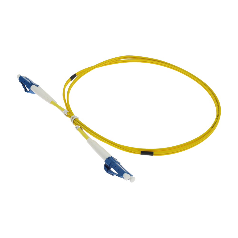 SAFIRE SF-LC-UPC-LC-UPC-SM-DX-1M - Cable de conexión de fibra óptica - Fibra monomodo G657A2 de alto rendimiento - Conectores LC UPC en formato dúplex - Longitud exacta de 1 metro - Cubierta exterior LSZH segura - Compatibilidad de uso genérica - imagen 3