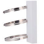 SAFIRE SMART SF-PBRACKET-0501 - Soporte para mástiles/farolas Safire Smart - Para cámaras domo motorizadas - Rango diámetro 118~140 mm - Fabricando en acero laminado SPCC - Color blanco | 215 (Al) x 164.7 (An) x 54 (Fo)mm - Pasador de cables - imagen 3