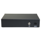 SAFIRE SF-SW0604POE-60 - Switch PoE - 4 puertos PoE + 2 Uplink RJ45 - Velocidad hasta 100 Mbps en todos los puertos - Hasta 60W en total para todos los puertos - Ancho de banda 1.2 Gbps - Norma IEEE802.3af (PoE) / at (PoE+) - imagen 3