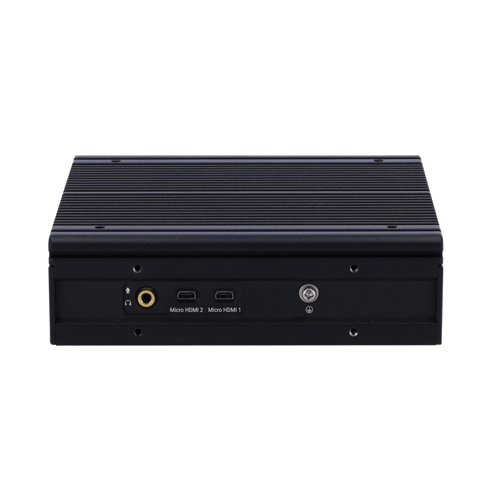 MILESIGHT MS-SE0208-K-NX - Milesight OpenVision mini servidor - Network Optix VMS preinstalado - Resolución máx. 4K | 8 canales - Ancho de banda 80/160Mbps - 2x microHDMI | 2 M.2 max. 4TB por disco - Cumplimiento NDAA - imagen 3