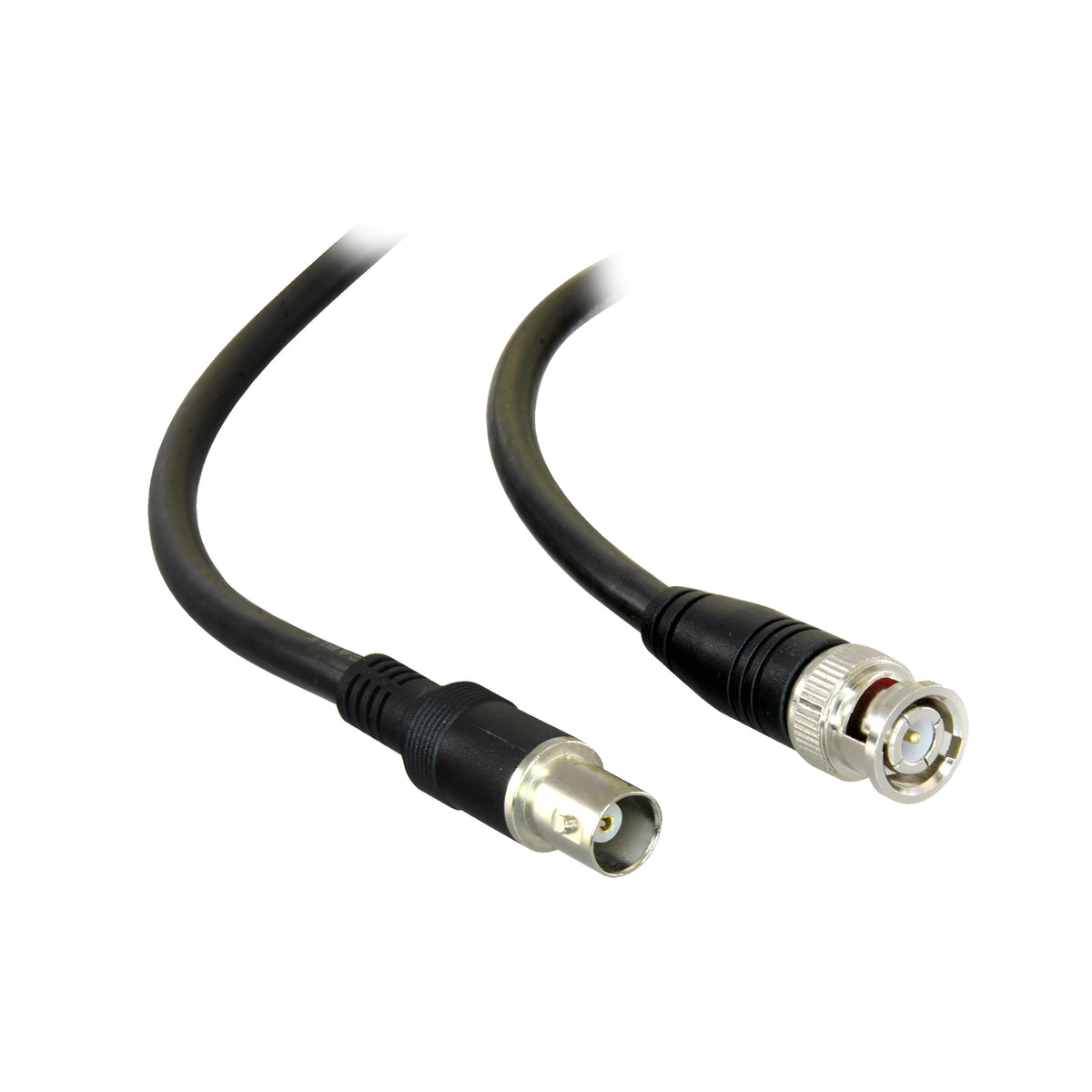 MARCA BLANCA BNC1-200MF - Cable coaxial preparado - BNC macho a BNC hembra - Coaxial RG59 - Longitud 2 m - Color negro - Construcción robusta - imagen 3