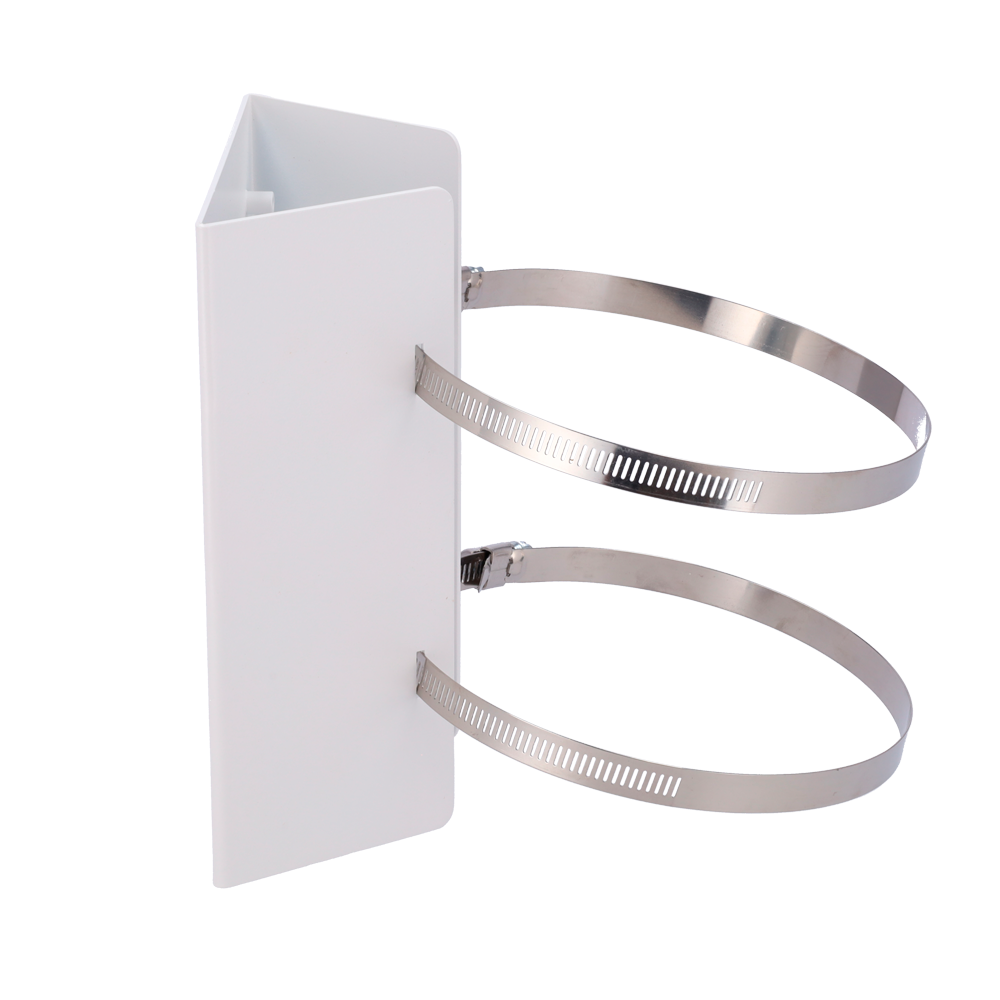 VCA TECHNOLOGY VCA-BP01 - Adaptador montaje a poste - Compatible cámaras IPAi (ver especificaciones) - Dimensiones 139,5mm. x 200mm. - Color blanco (RAL9003) - imagen 3