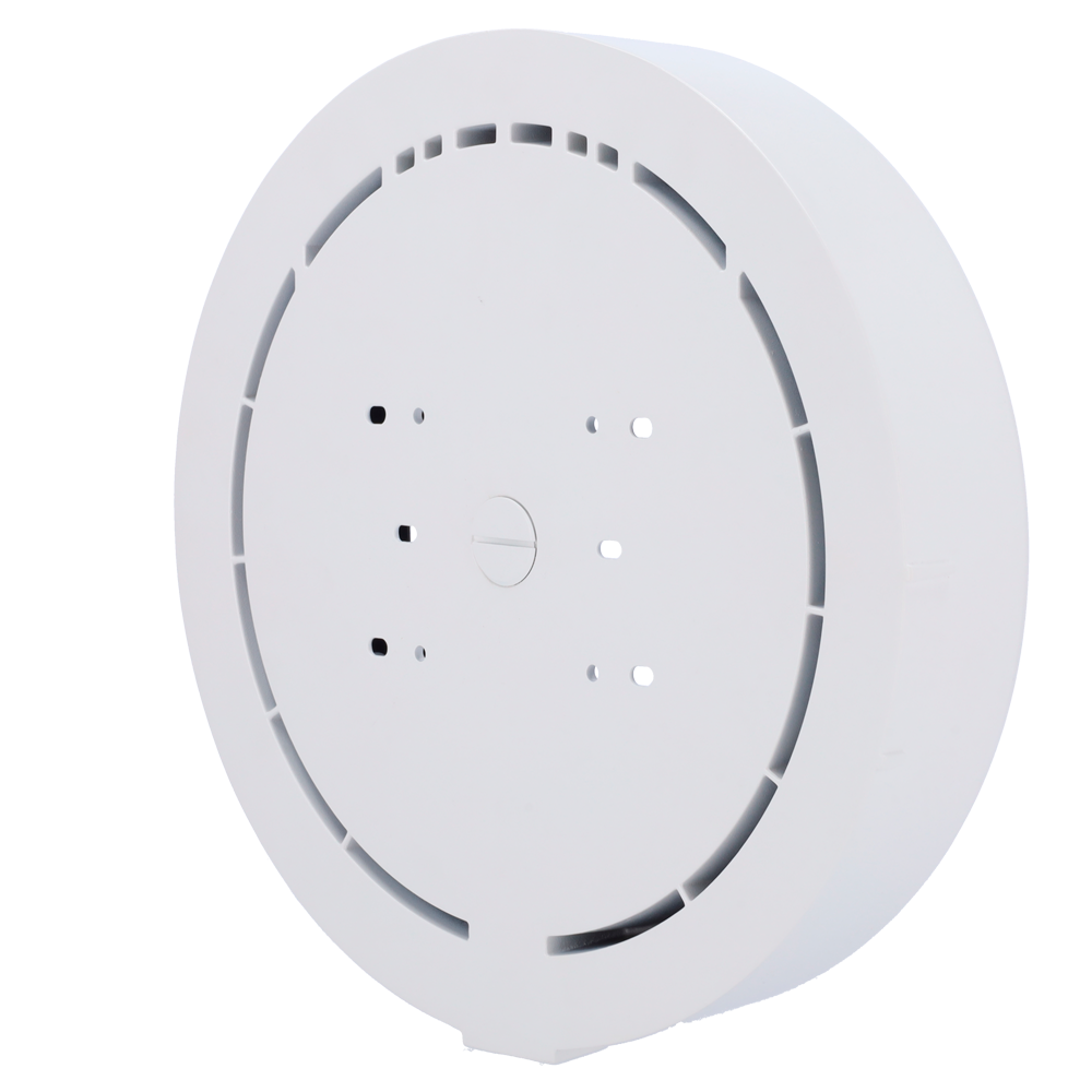 VCA TECHNOLOGY VCA-BJC10 - Soporte montaje en superficie - Para cámara VCA-IPAi97A20 - Ø296.3mm. x 60mm - Instalación en techo | Apto para uso exterior - Color blanco (RAL9003) - Pasador de cables - imagen 3