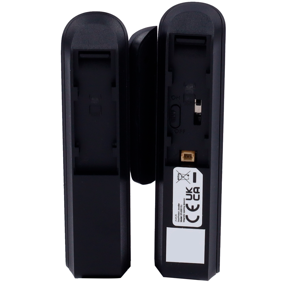 AJAX AJ-DOORPROTECT-B - Contacto magnético puerta/ventana - Grado 2 - Inalámbrico 868 MHz Jeweller - Indicador LED y antena interna - Entrada cableada / Tamper antisabotaje - Alcance hasta 1200 m - Alimentación 1 pila CR123A 3.0 V (incluida) - imagen 3