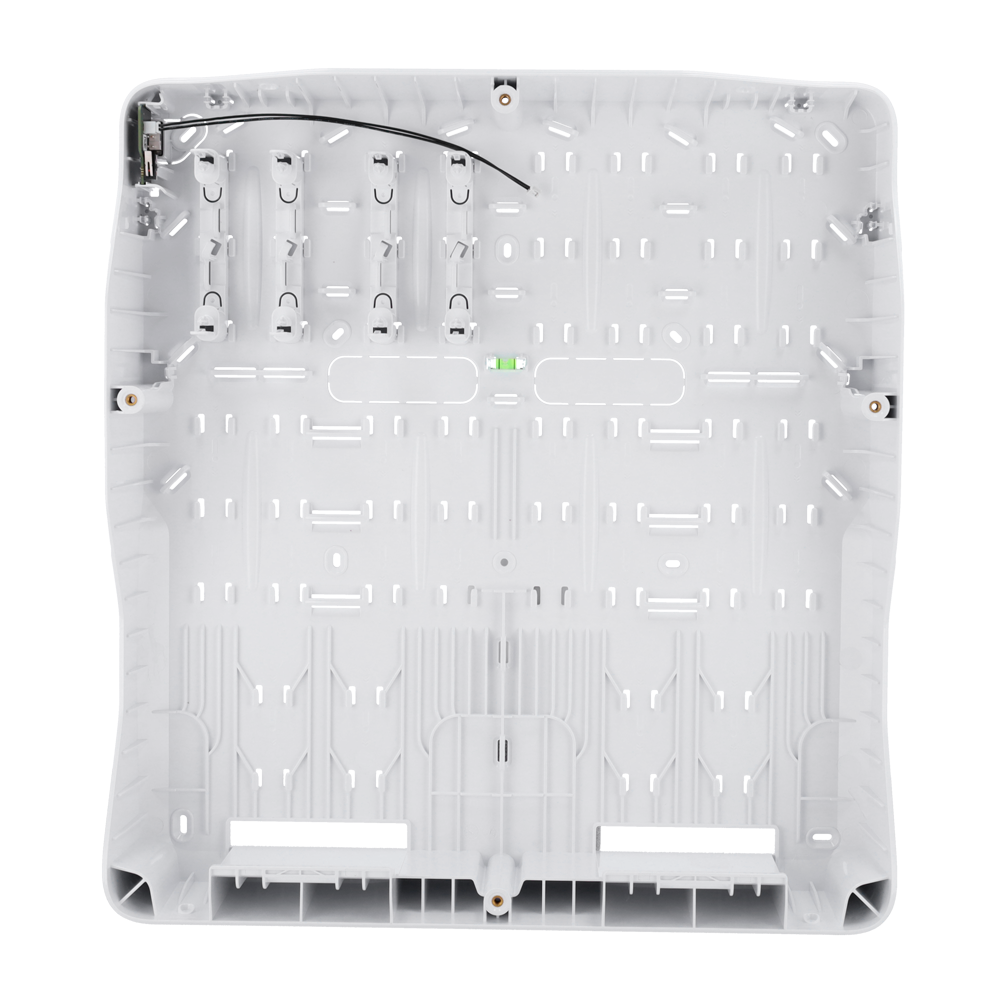 AJAX FIBRA-CASE-D430-W - Carcasa - Certificado Grado 3 - Carcasa con 8 ranuras para módulos Fibra - Compatible con los dispositivos Fibra: - LineProtect, LineSplit, MultiRelay y LineSupply - Espacio para 2 baterías de hasta 18 Ah - Protección antisabotaje - imagen 3