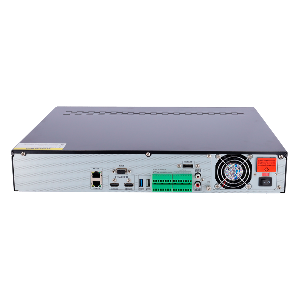 SAFIRE SMART SF-NVR8232A-B2 - Safire Smart - Grabador NVR para cámaras IP gama B2 - 32CH vídeo / Compresión H.265S / 2HDD - Resolución hasta 12Mpx / Ancho de banda 192Mbps - 2 HDMI y VGA / Dewarping Fisheye - Reconocimiento facial, Metadatos de vídeo - imagen 2