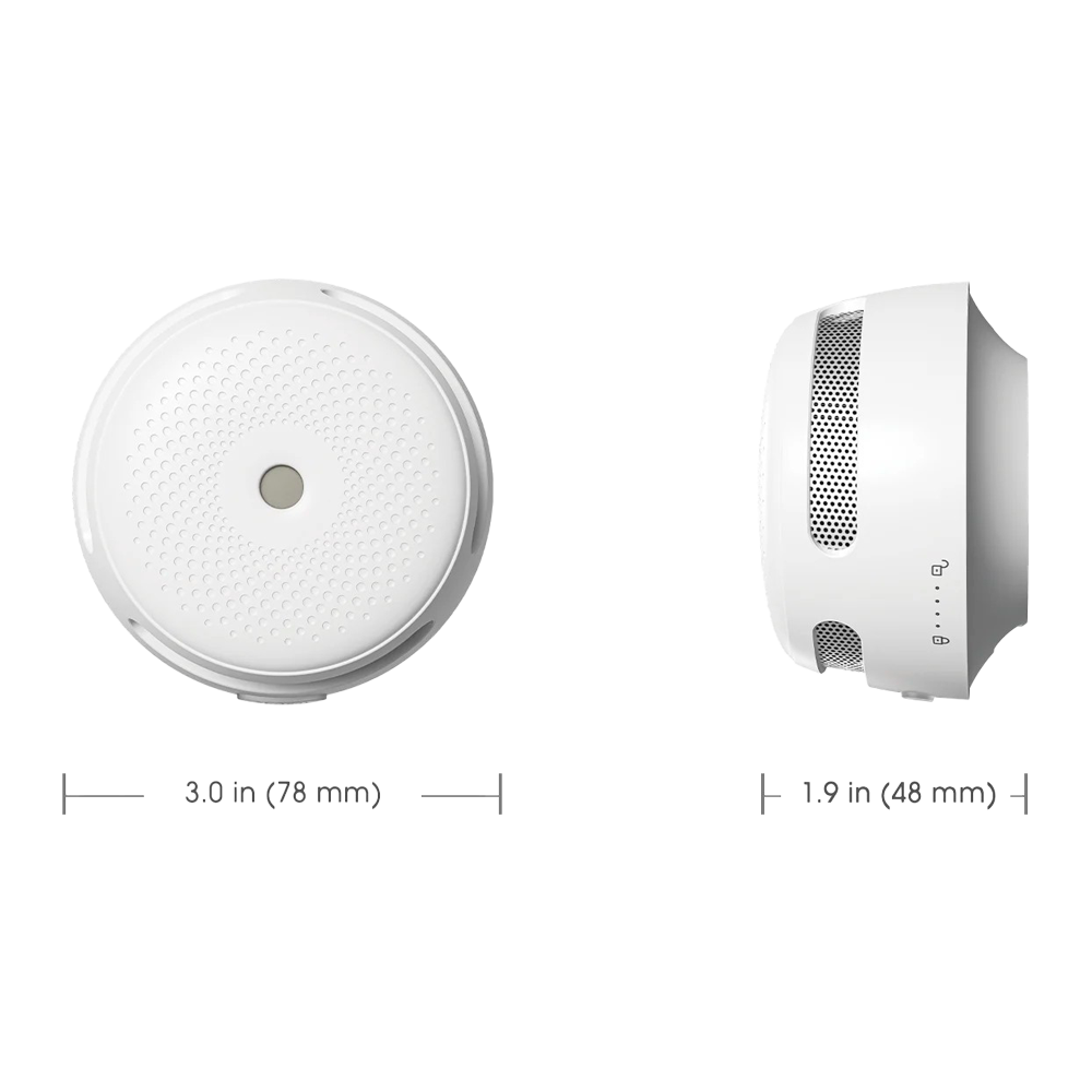 X-SENSE XS01-M - Mini detector de humo autónomo X-Sense - Conexión con HUB SBS50 para comunicación por APP - Permite conectar 50 detectores en la misma red - Duración de la batería 5 años (reemplazable) - Alarma sonora 85 dB a 3m - Certificado EN 14604 - imagen 3