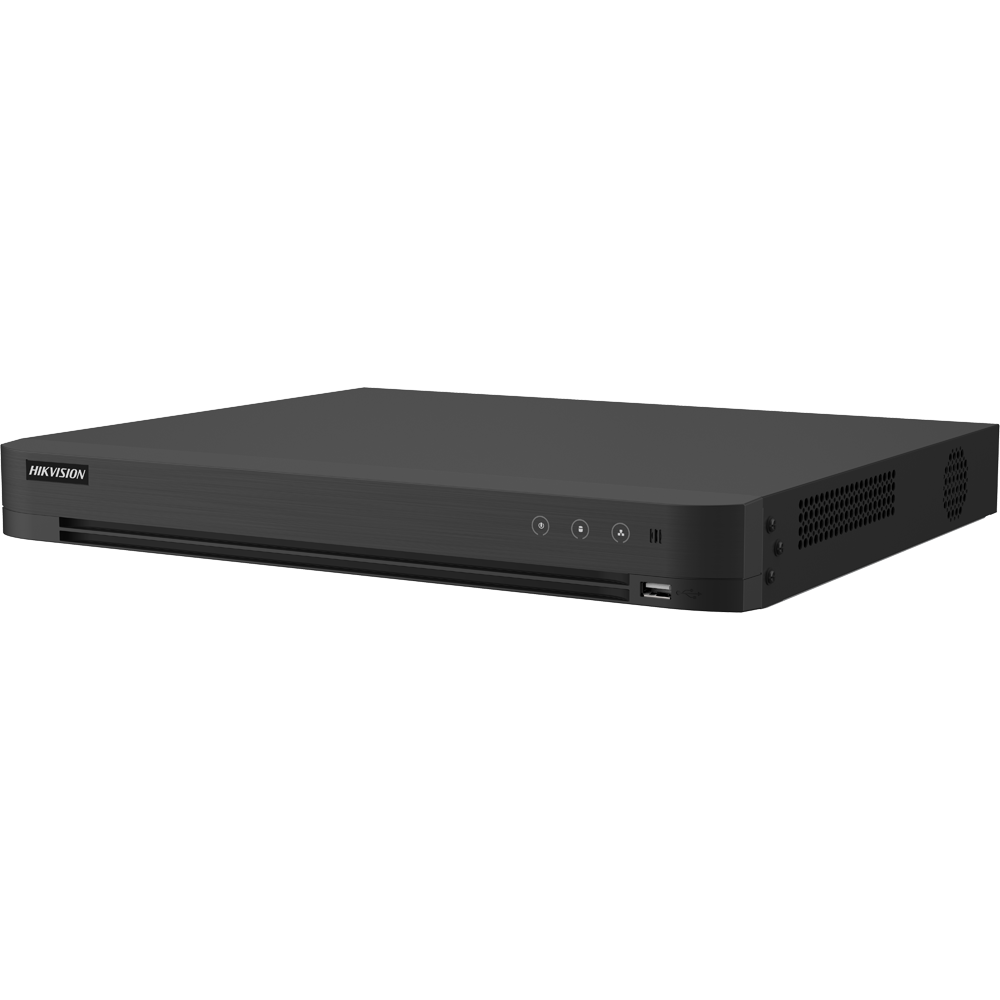 HIKVISION iDS-7208HUHI-M2/XT/4A+8/4ALM - Hikvision DVR 5n1 gama PRO - 8 CH HDTVI / HDCVI / AHD / CVBS - Hasta 16 canales IP | Audio | Alarmas - Resolución máxima de entrada 8Mpx - AcuSense (8 Ch) | Face Recognition (4Ch) | 2 HDD - Detección de movimiento