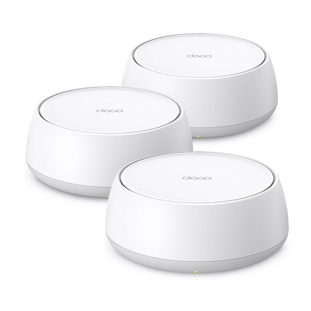 Imagen de TP-Link Sistema Wi-Fi 7 Mesh Deco BE25(3-pack) 3.6 Gbps Doble Banda Control Parental