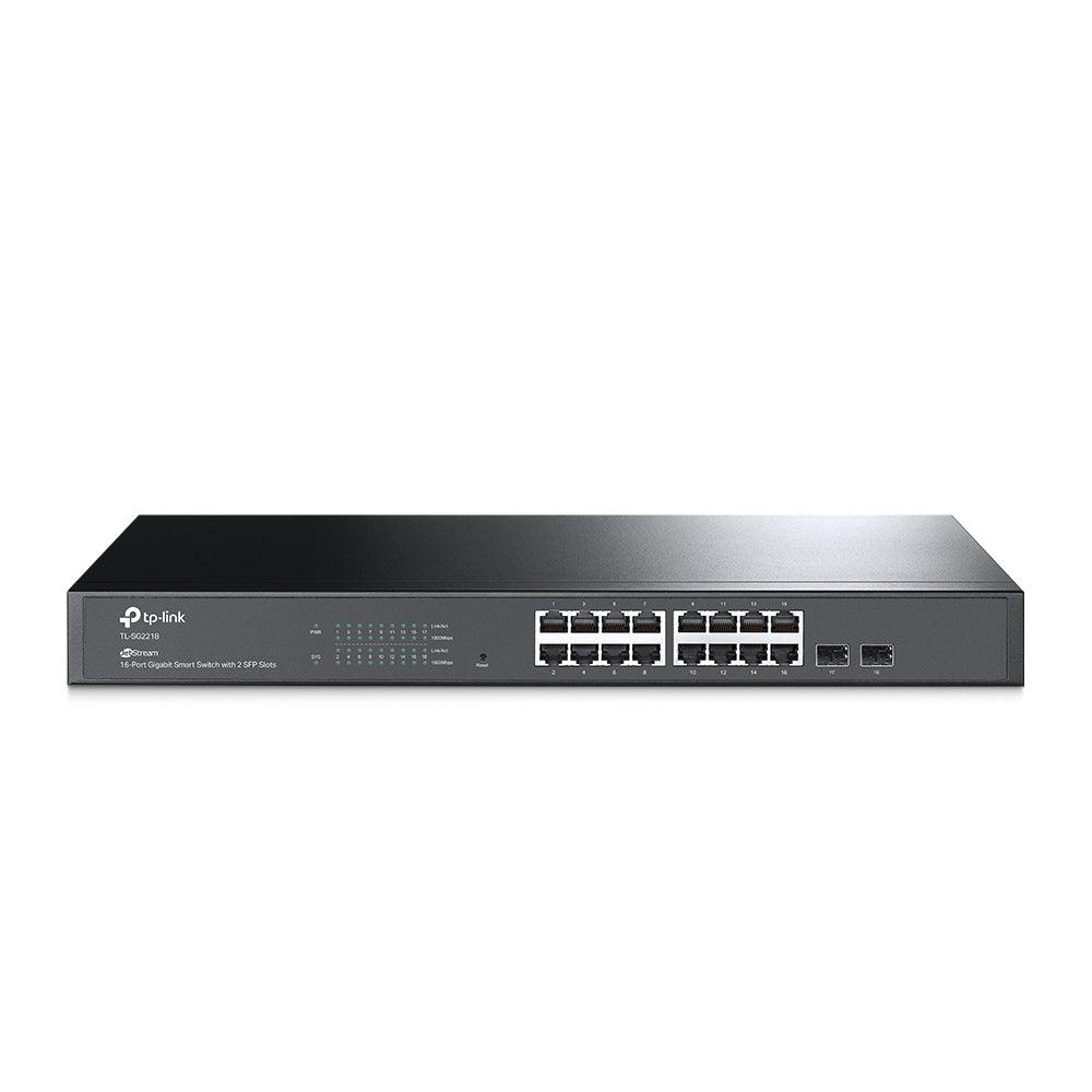 Imagen de TP-Link Switch Smart JetStream SG2218 16 Puertos Gigabit 2 Ranuras SFP