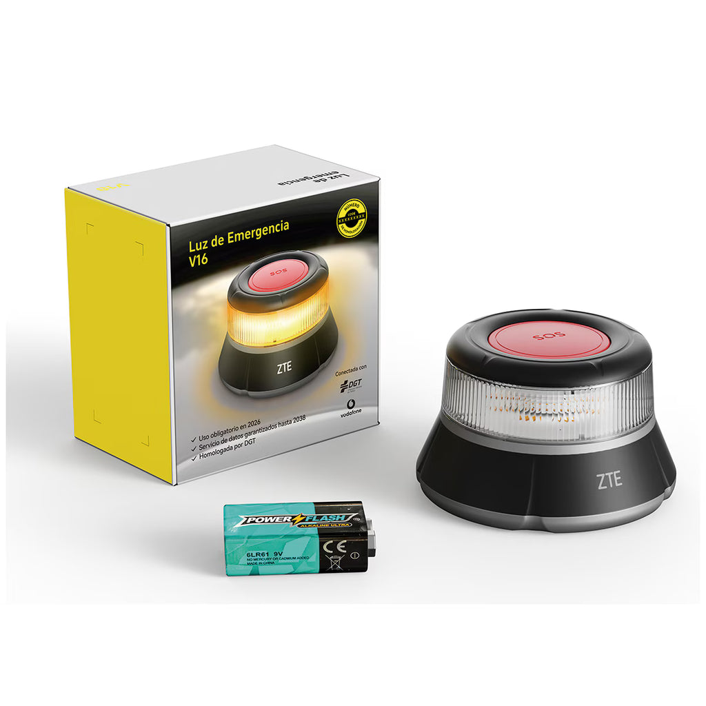 ZTE E1 Baliza V16 homologada DGT – Luz de emergencia coche